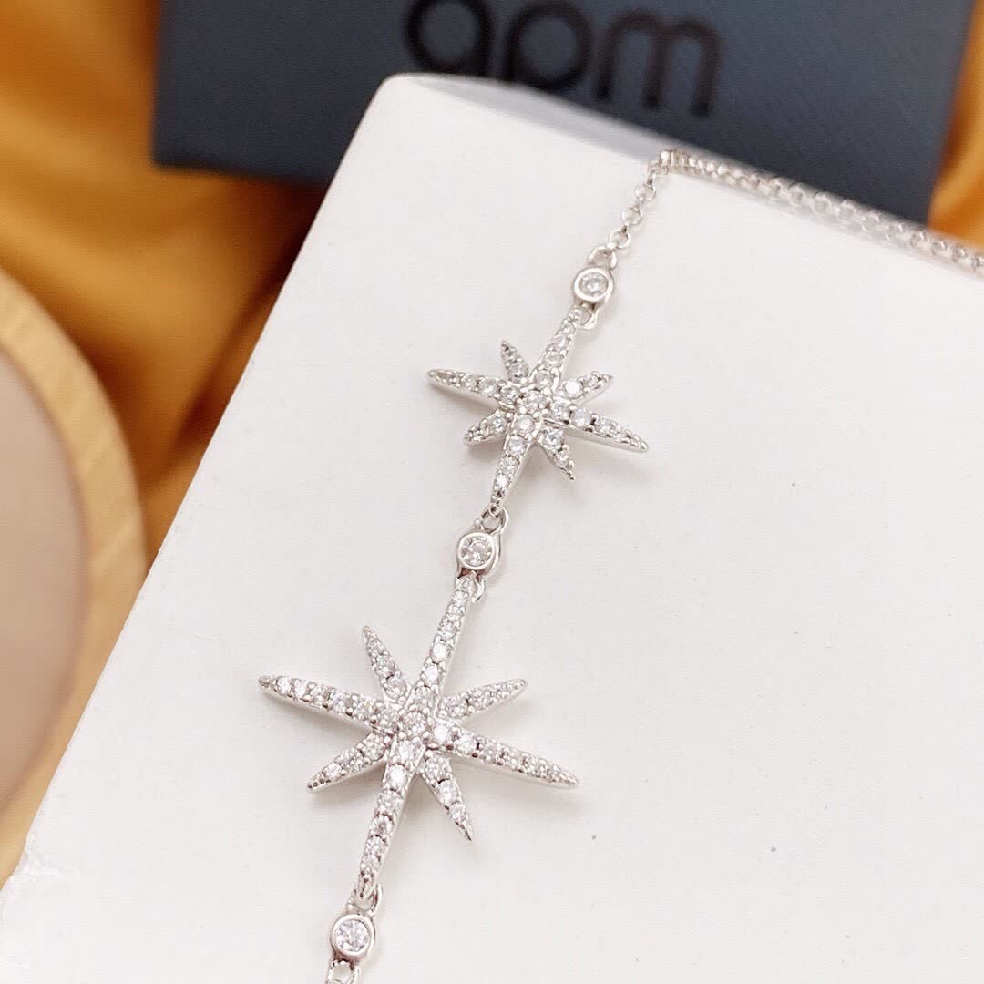 APM Monaco Silver Star Bracelet